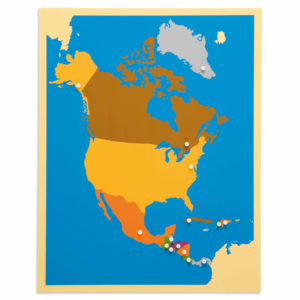 Puzzle Mapa América del Norte