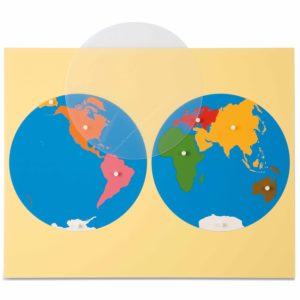 Puzzle Mapa: Partes del Mundo