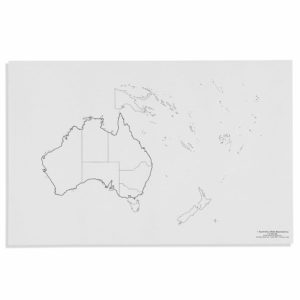 Hojas de Mapas de Australia: Político