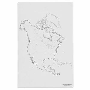 Hojas de Mapas de América del Norte: Vías Fluviales