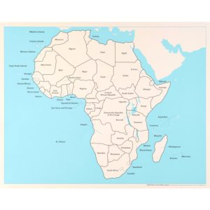 Mapas de Control de África: Con Nombres