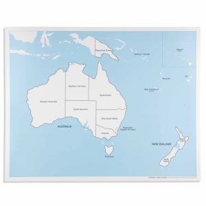 Mapas de Control de Australia: Con Nombres